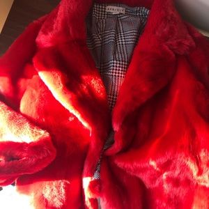 Ava & Viv Cropped Fur Coat